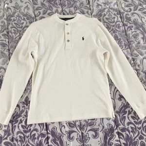Ralph Lauren Long Sleeve Waffle-knit shirt